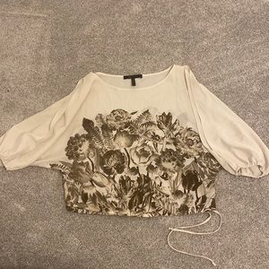 BCBG flowy blouse size small